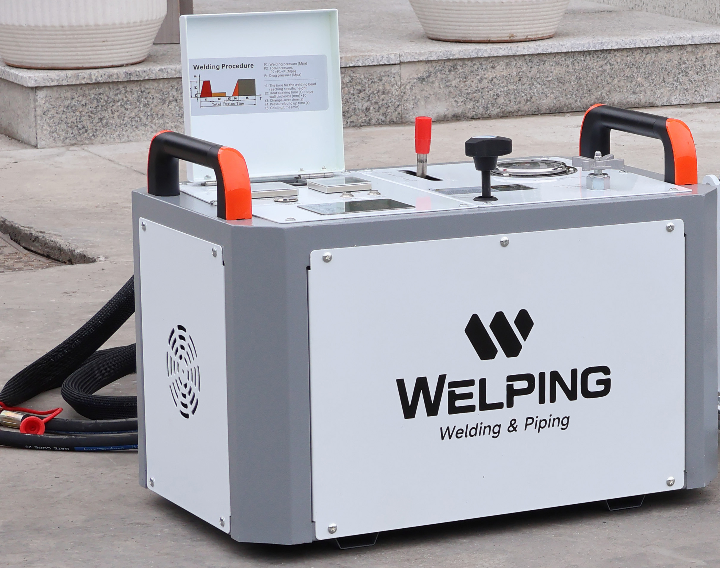 Sê-ri cao cấp HDPE HDPE HEALE MÁY HÀN WP200A PRO