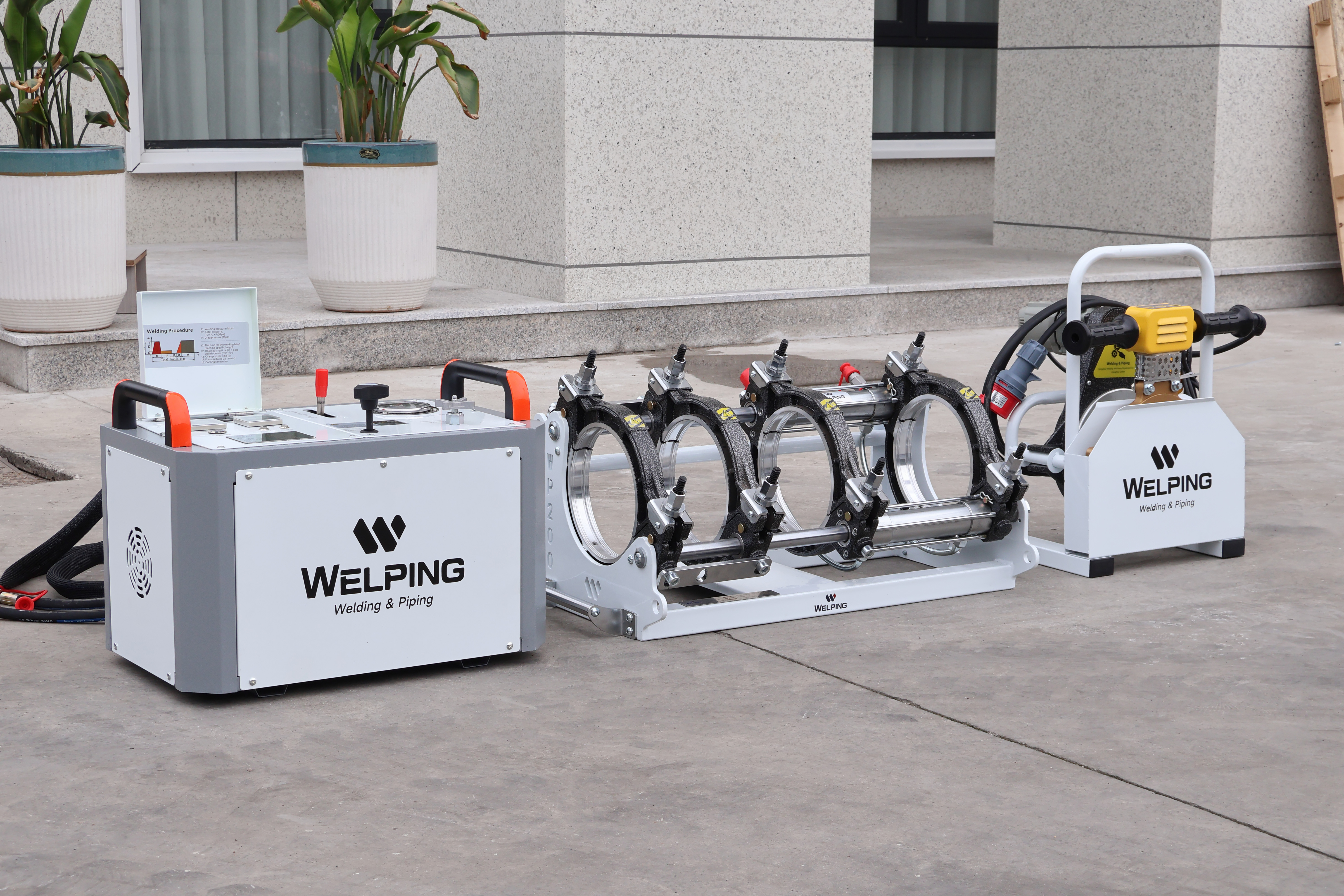 Sê-ri cao cấp HDPE HDPE HEALE MÁY HÀN WP200A PRO